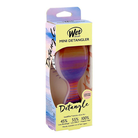 Wet Brush Mini Detangler Hair Brush Desert Afterglow, Purple, BWR832DSTPR - Image 4