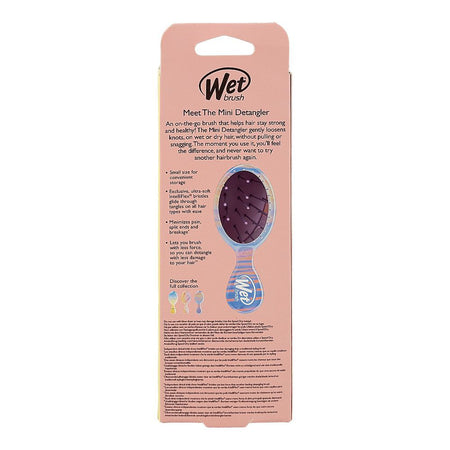 Wet Brush Mini Detangler Hair Brush Desert Afterglow, Purple, BWR832DSTPR - Image 7