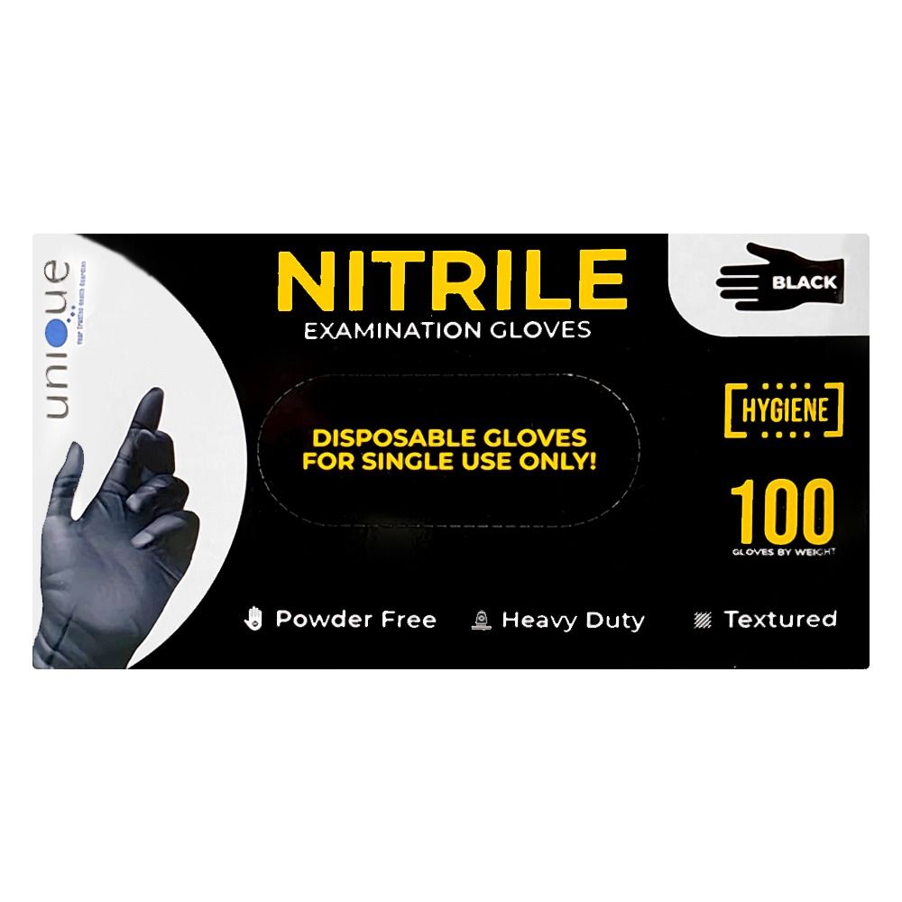 Unique Nitrile Gloves Box, Large, 100-Pack - Main Image