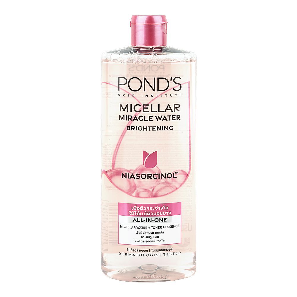 Pond's Niasorcinol Brightening Micellar Water, Citric Acid, 400ml - Main Image