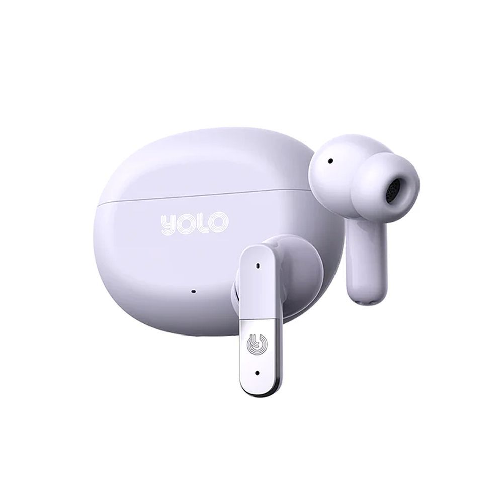 YOLO Yopod Rhythm True Wireless Earbuds, 30 Hours Play Time, Purple - Main Image