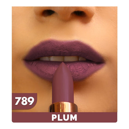 Sweet Face Super Matte Single Stroke Lipstick, 789 Plum - Main Image