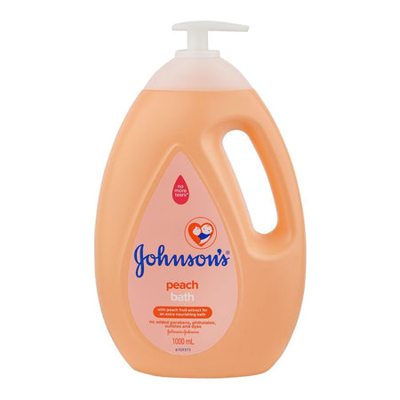 Johnson's Peach Bath, Phthalates Free & Sulfates Free, 1000ml - Main Image