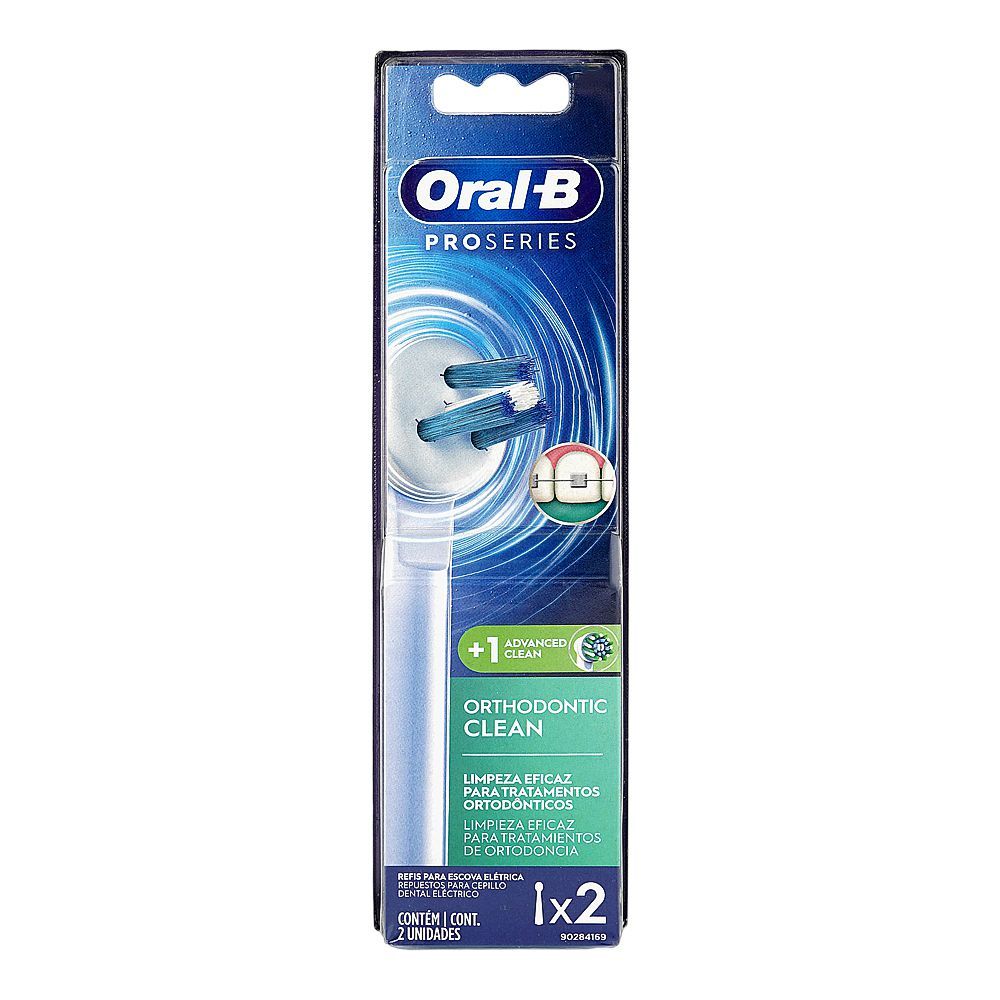 Oral-B Pro Series Orthodontic Clean Replacement Brush Heads, 2-Pack - Main Image