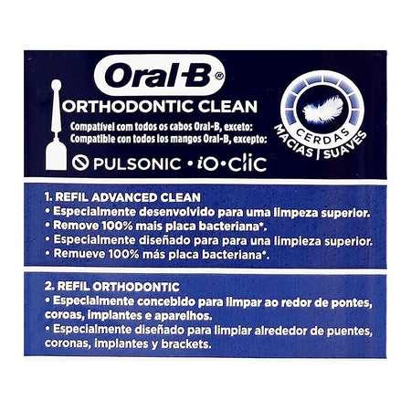 Oral-B Pro Series Orthodontic Clean Replacement Brush Heads, 2-Pack - Image 4