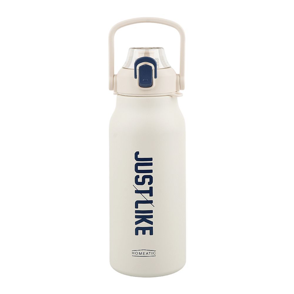 Homeatic Steel Water Bottle, 1800ml, White, HMV-2003 - Main Image