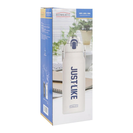 Homeatic Steel Water Bottle, 1800ml, White, HMV-2003 - Image 4