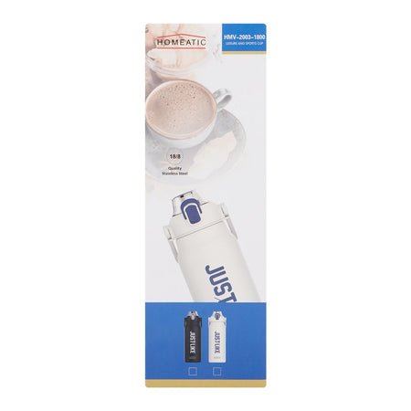 Homeatic Steel Water Bottle, 1800ml, White, HMV-2003 - Image 5