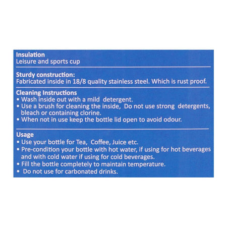 Homeatic Steel Water Bottle, 1800ml, White, HMV-2003 - Image 7
