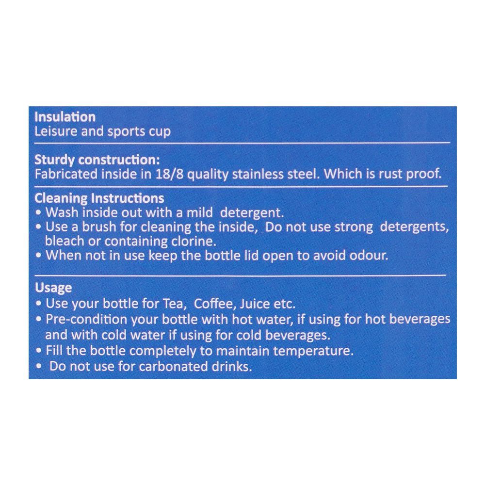 Homeatic Steel Water Bottle, 1800ml, White, HMV-2003 - Image 7