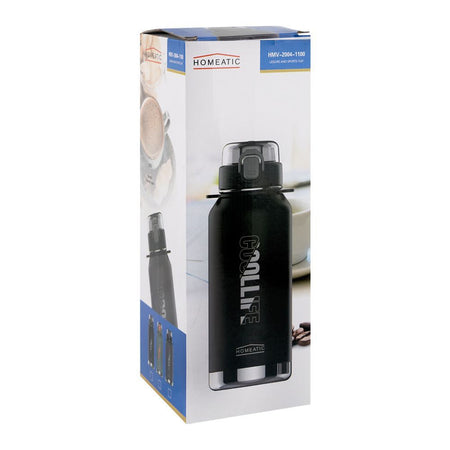 Homeatic Steel Water Bottle, 1100ml, Green, HMV-2004 - Image 4