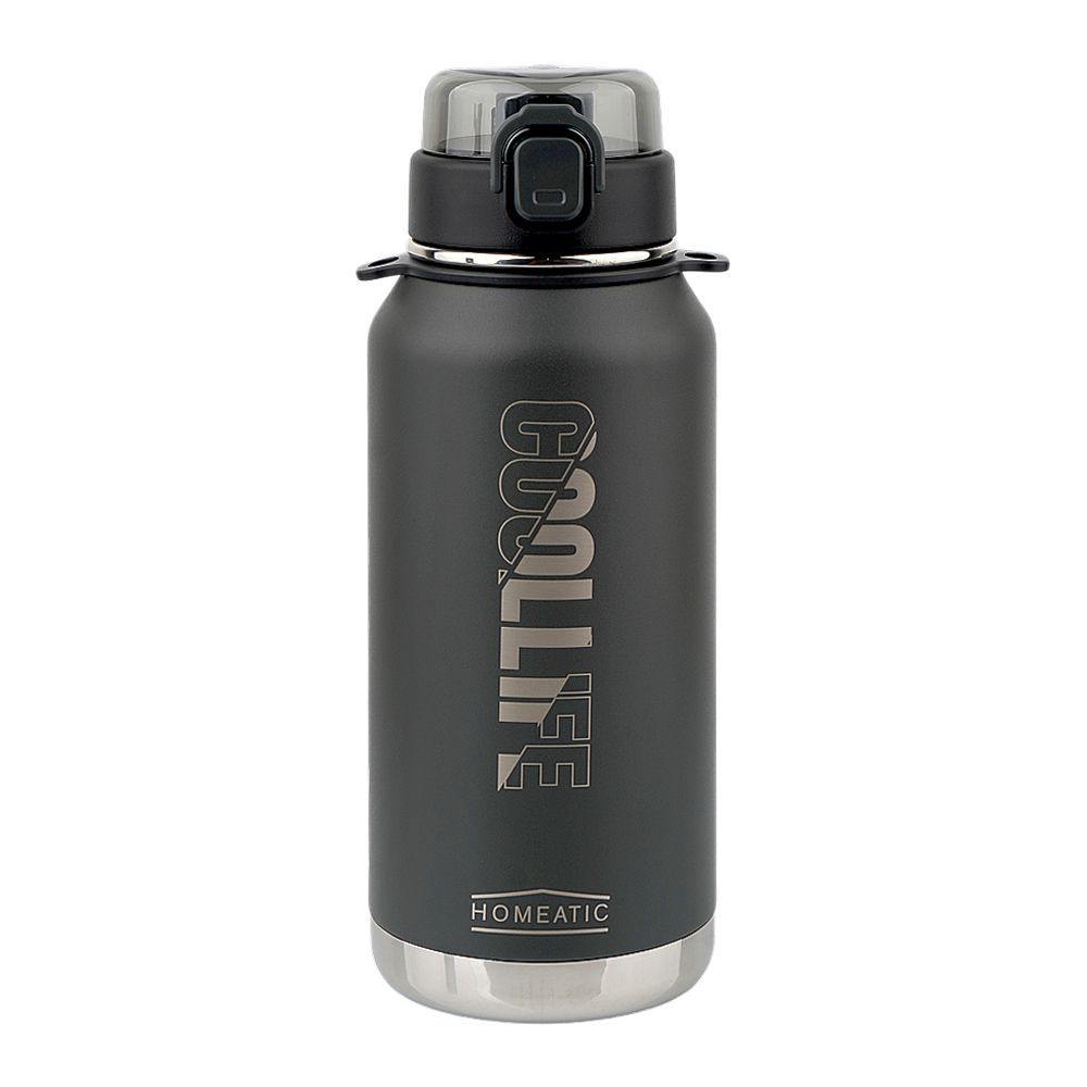 Homeatic Steel Water Bottle, 1100ml, Grey, HMV-2004 - Main Image