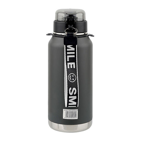 Homeatic Steel Water Bottle, 1100ml, Grey, HMV-2004 - Image 2