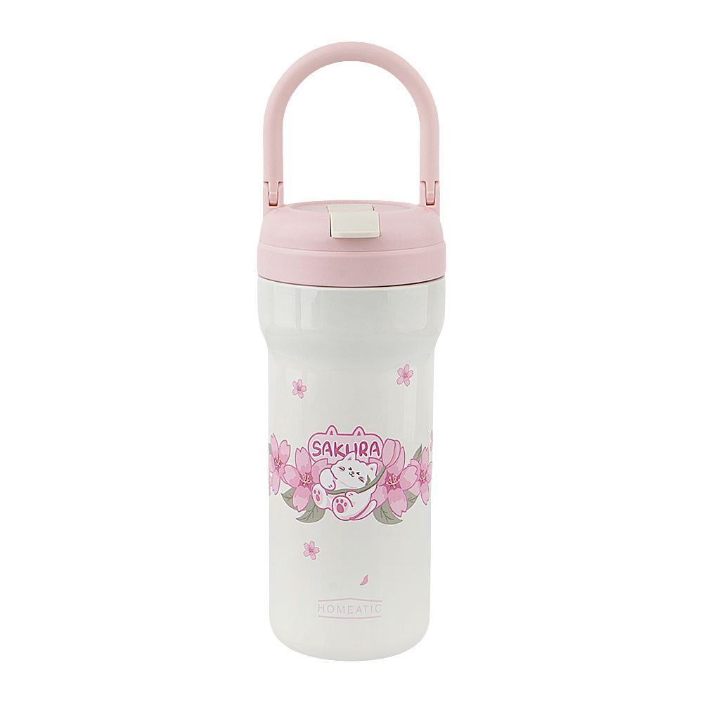 Homeatic Steel Water Bottle, 730ml, Pink, HMV-2006 - Main Image