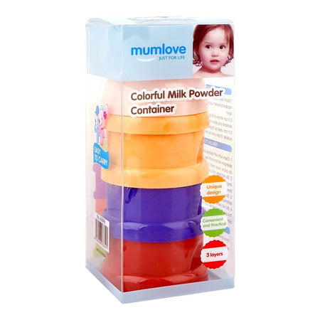 Mum Love Colourful Milk Powder Container, BPA Free, A3649 - Image 2