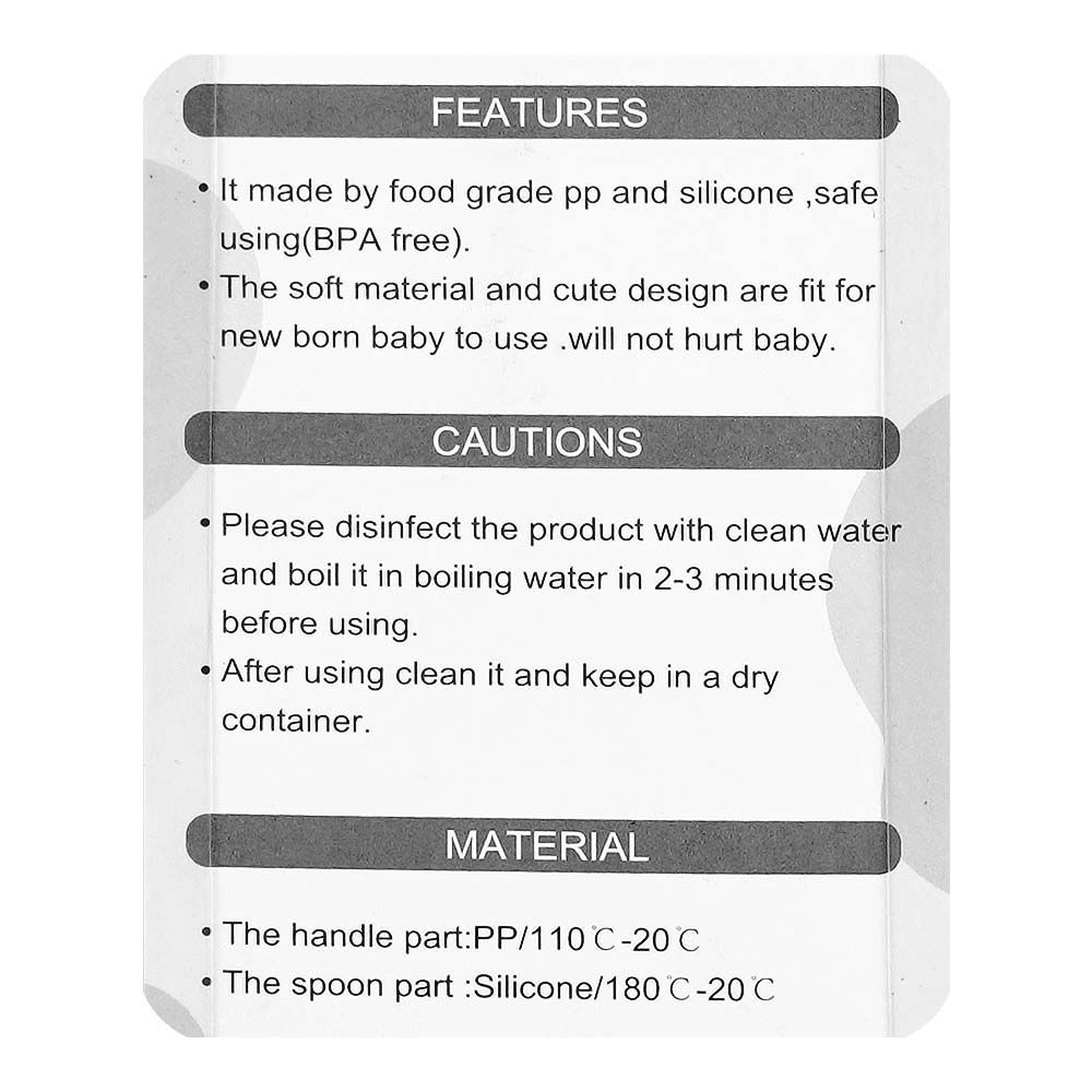Mum Love Baby Silicone Spoon, BPA Free, 0+ Months, Yellow, D6318-2 - Image 3