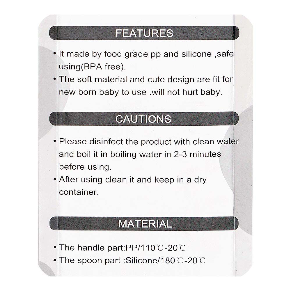 Mum Love Baby Silicone Spoon, BPA Free, 0+ Months, Pink, D6318-2 - Image 3