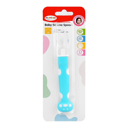 Mum Love Baby Silicone Spoon, BPA Free, 0+ Months, Ferozi, D6318-2 - Main Image