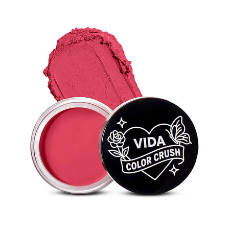 Vi'da New York Color Crush Matte Cream Lip & Cheek Tint, 03 Desert Peach, 8g - Main Image