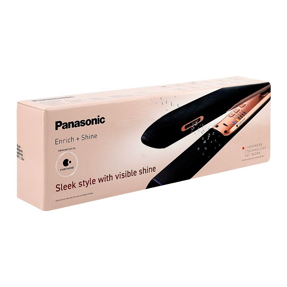 Panasonic Enrich + Shine Nanoe Hair Straightener, 100-240V, EH-PHS9KK825 - Image 2