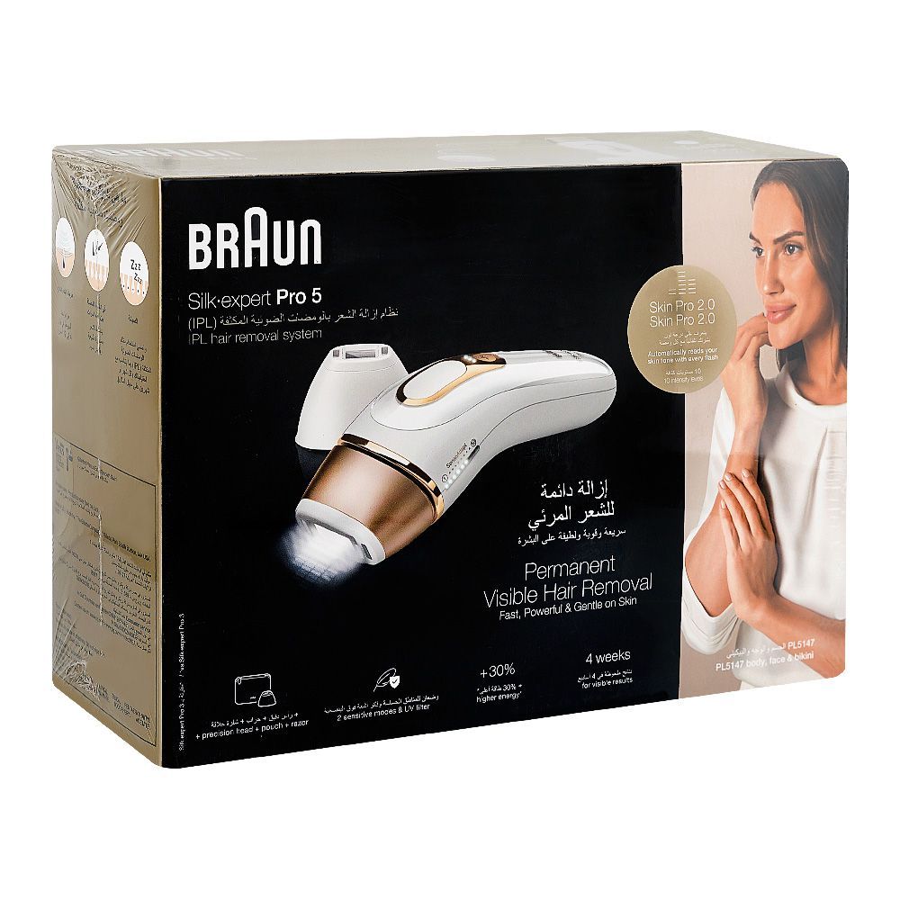 Braun Silk Expert Pro 5 IPL Body, Face & Bikini Hair Removal System, PL-5147 - Image 2