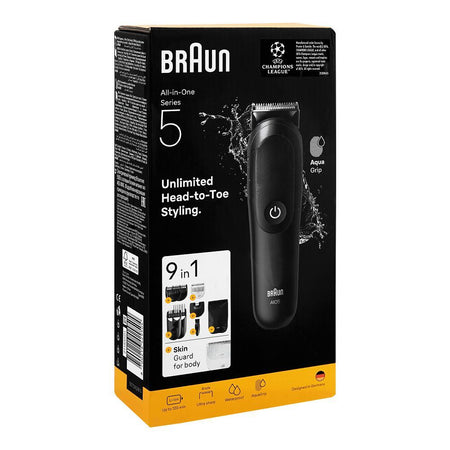 Braun All-in-Series 5 9-In-1 Hair Trimmer, 120 Minutes Run Time, Waterproof, AIO-5540 - Image 2