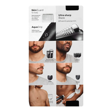 Braun All-in-Series 5 9-In-1 Hair Trimmer, 120 Minutes Run Time, Waterproof, AIO-5540 - Image 4