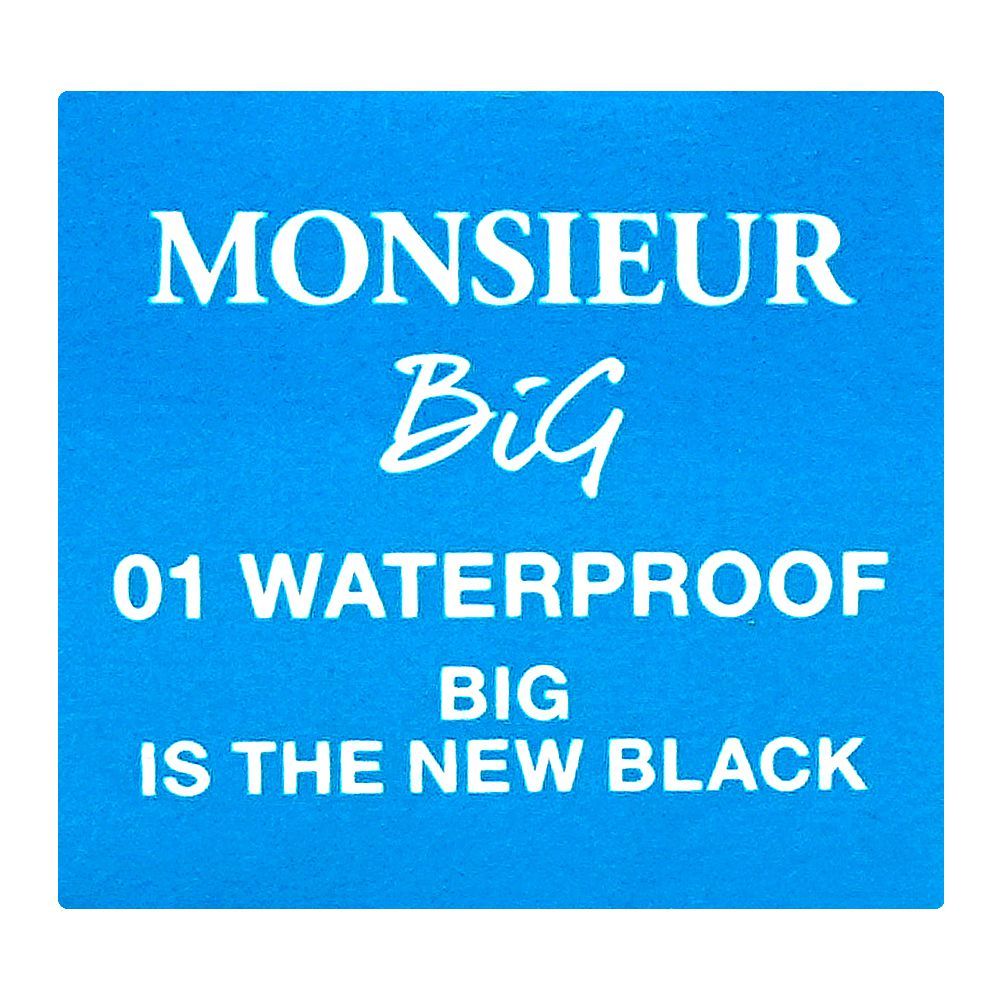 Lancome Paris Monsieur Big Grand Volume Waterproof Mascara, 01 Big It The New Black, 10ml - Image 8
