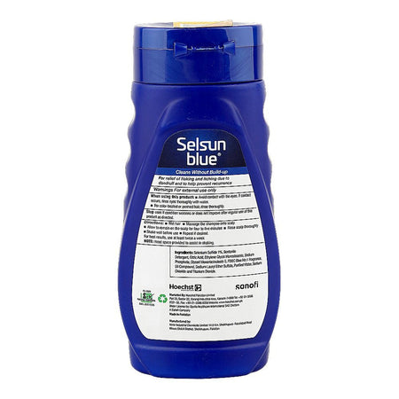 Selsun Blue Solenium Sulfide 1% Balanced Formula Anti-Dandruff Shampoo, Citric Acid, 180ml - Image 2