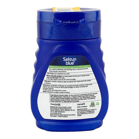 Selsun Blue Solenium Sulfide 1% Moisturizing Formula Anti-Dandruff Shampoo, Citric Acid, 90ml - Image 2