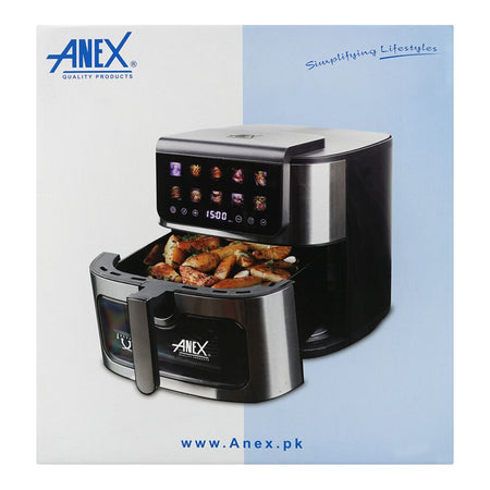 Anex Deluxe Air Fryer, 1700 + 500W, 220-240V, 8 Liters, AG-2125 - Image 3