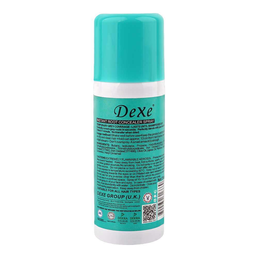 Dexe Magic Retouch Dark Brown Instant Root Concealer Spray, For All Types Of Hair, 75ml - Image 2