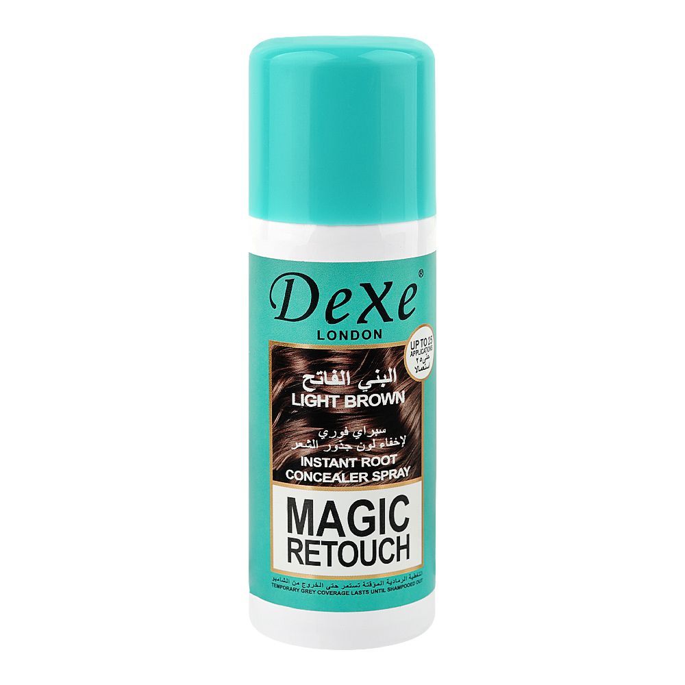 Dexe Magic Retouch Light Brown Instant Root Concealer Spray, For All Types Of Hair, 75ml - Main Image