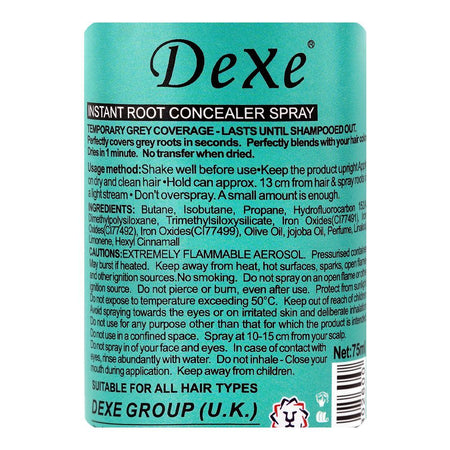Dexe Magic Retouch Medium Brown Instant Root Concealer Spray, For All Types Of Hair, 75ml - Image 3