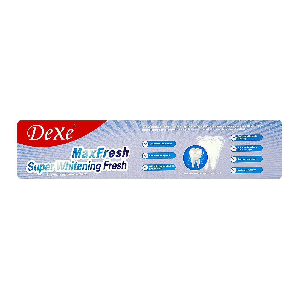 Dexe 7 Effects Max Fresh Whitening Toothpaste, 120g - Image 2