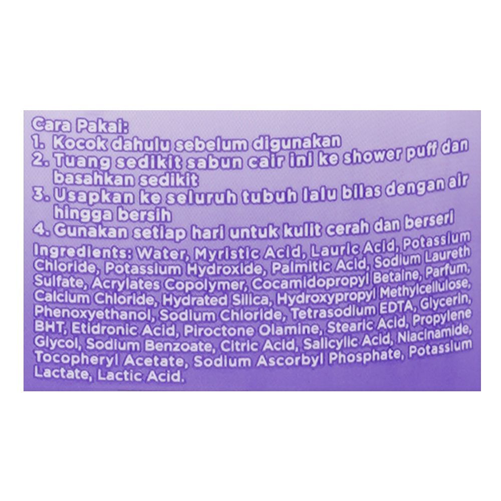 Glow & Lovely Multi Vitamin + AHA BHA Liquid Bath Soap, 550ml - Image 3