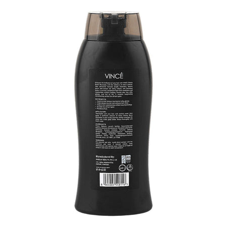 Vince Nuvex Glossy Black Wheat Protein Shampoo, For Shiny Hair, 350ml - Image 2
