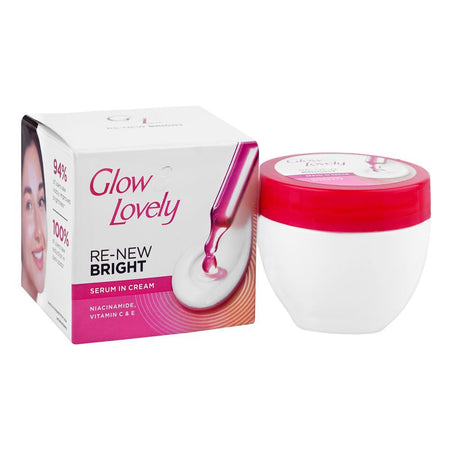 Glow & Lovely Re-New Bright Serum In Cream, Niacinamide, Vitamin C, 62ml - Main Image