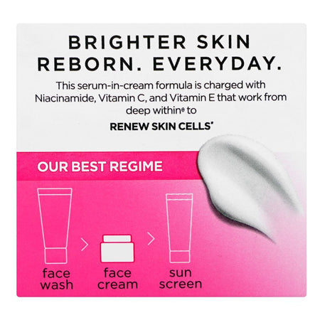 Glow & Lovely Re-New Bright Serum In Cream, Niacinamide, Vitamin C, 62ml - Image 3