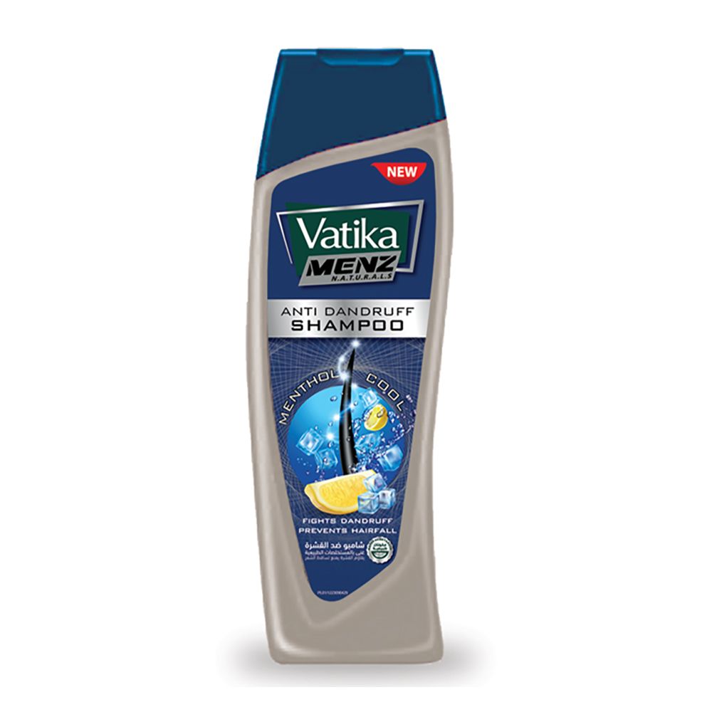 Dabur Vatika Menz Naturals Anti Dandruff Shampoo, 185ml - Main Image
