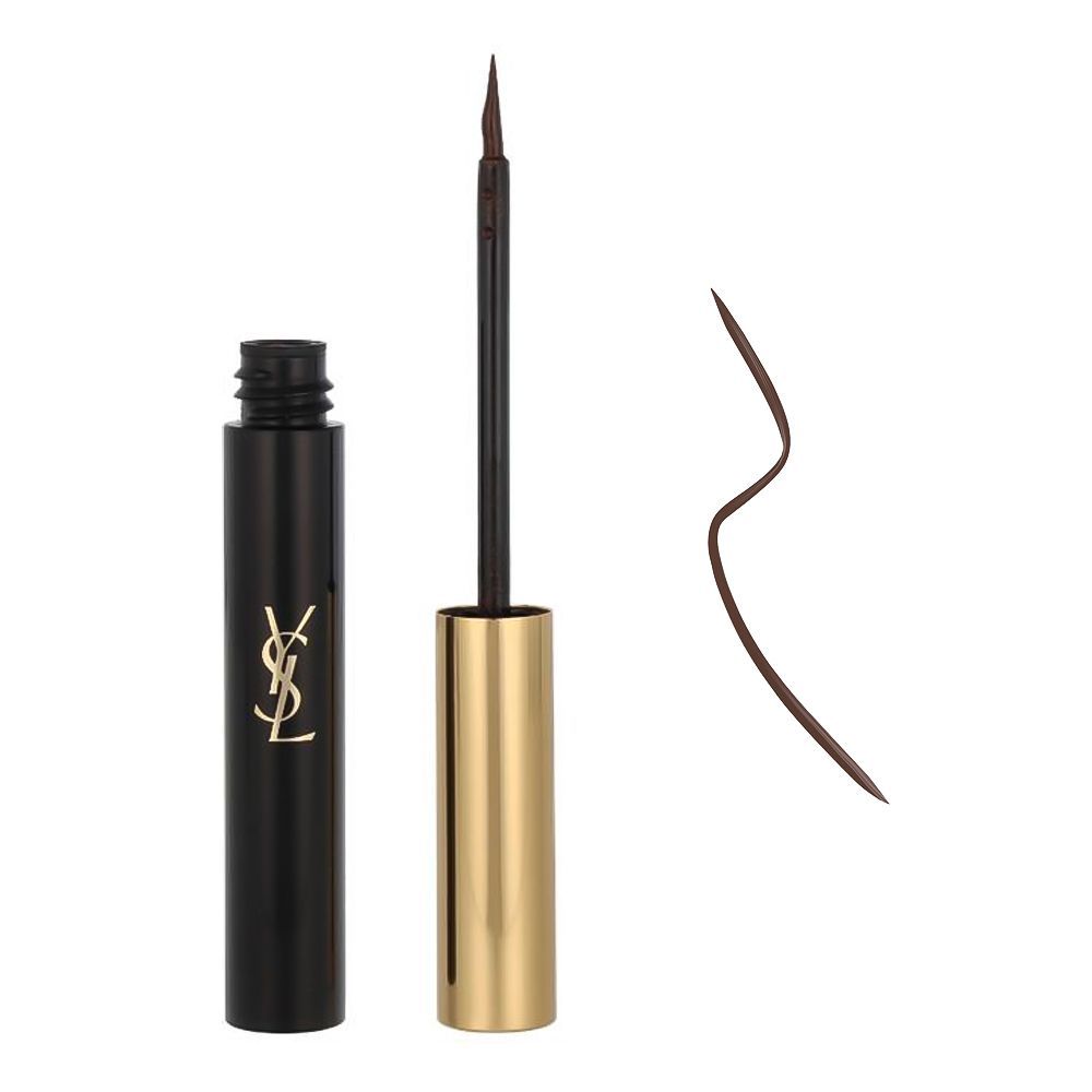 Yves Saint Laurent Couture Liquid Eyeliner, 4 Brun Essentiel Satine, 2.95ml - Main Image