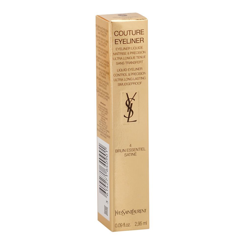 Yves Saint Laurent Couture Liquid Eyeliner, 4 Brun Essentiel Satine, 2.95ml - Image 2