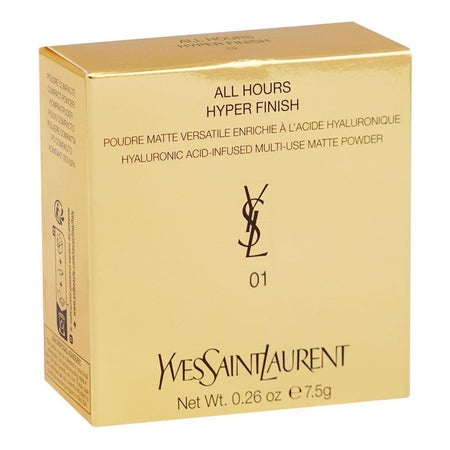 Yves Saint Laurent All Hours Hyper Finish Hyaluronic-Acid Infused Multi-Use Matte Powder, 01, 7.5g - Image 2
