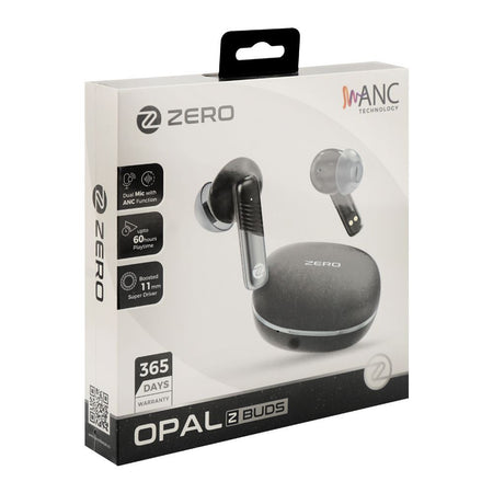 Zero Opal ANC Z Wireless Earbuds, 5 Hours Run Time, IPX4 Water Resistant, Black - Image 3