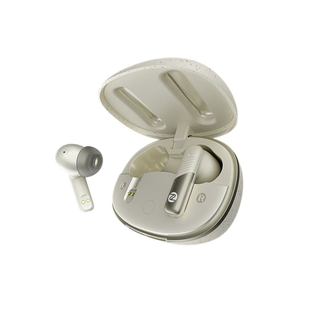 Zero Opal ANC Z Wireless Earbuds, 5 Hours Run Time, IPX4 Water Resistant, Beige - Main Image