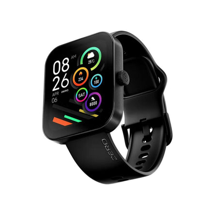 Zero 1.83 Inches IPS HD Display Bolt Pro Smart Watch, IP66 Water Resistant, BT Calling, Jet Black - Main Image