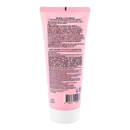 Quret Collagen Strawberry Cleansing Foam, Glycerin, 170g - Image 2