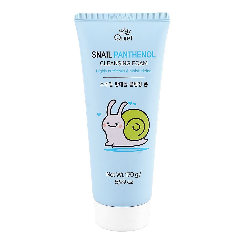 Quret Snail Panthenol Cleansing Foam, Glycerin, 170g - Main Image