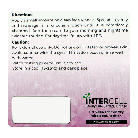 Cellcense Glutathione Brightening Cream, Vitamin C, Niacinamide, For All Types Of Skin, 50ml - Image 7