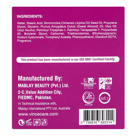 Vince Rejuvenation Collagen Cream, Almond Oil, Jojoba Oil, 50ml - Image 4